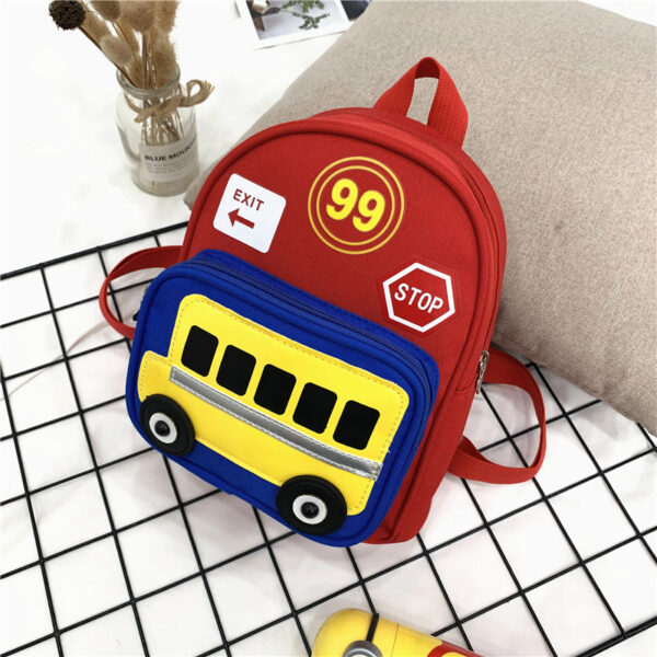Heopono Durable Nice Little Children School Book Bag Small Boys Girls Cartoon Cute Mini Funny Back to School Backpack for Kids - Image 5