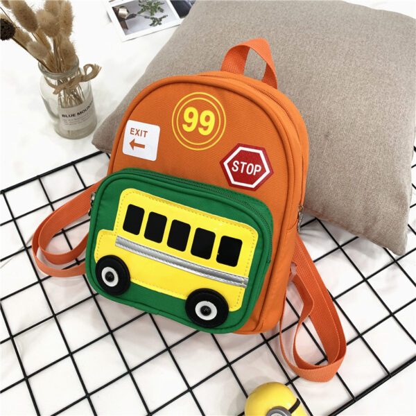 Heopono Durable Nice Little Children School Book Bag Small Boys Girls Cartoon Cute Mini Funny Back to School Backpack for Kids - Image 4