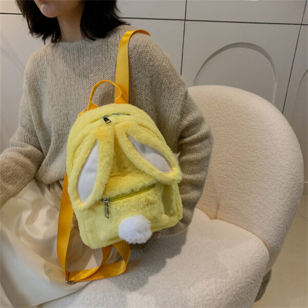 Women's Cute Rabbit Ears Bags Fashion Mini Backpack Kids - Image 4