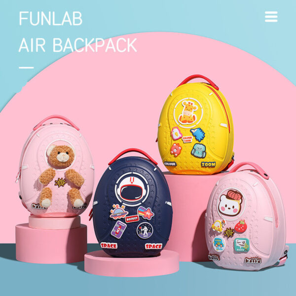 Trendy Cartoon DIY Kids Backpack  School Bag - Image 5