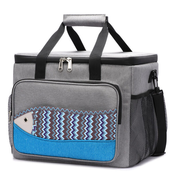 Fish Pattern Cooler Bags Lunch Box Bag EVA Insulation Waterproof Portable Lunch Bag Outdoor Multifunctional Picnic Bag - Image 8