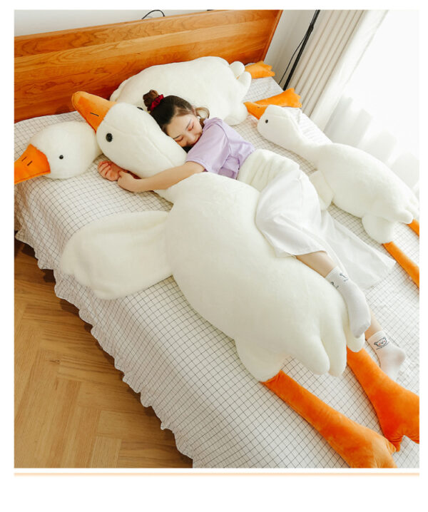 Cute Big White Geese Pillow Plush Toy - Image 7