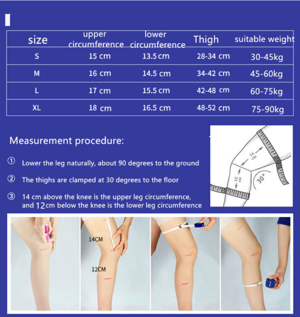 Sports Running Fitness Protection Knee Pads Brace Strap - Image 3