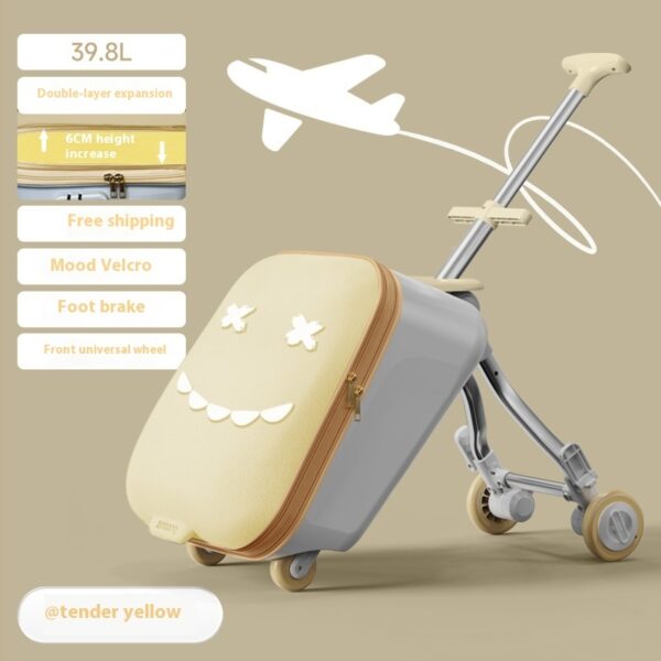 Luggage Children's Riding And Boarding Machine Trolley Case - Image 4