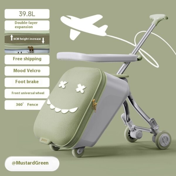Luggage Children's Riding And Boarding Machine Trolley Case - Image 7