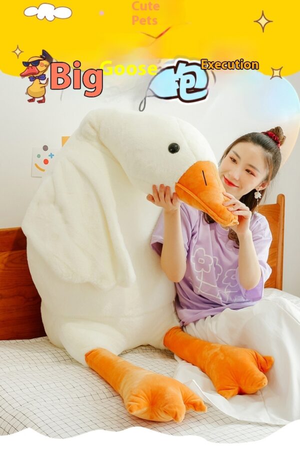Cute Big White Geese Pillow Plush Toy - Image 10
