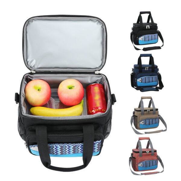 Fish Pattern Cooler Bags Lunch Box Bag EVA Insulation Waterproof Portable Lunch Bag Outdoor Multifunctional Picnic Bag - Image 3