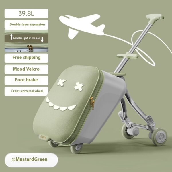 Luggage Children's Riding And Boarding Machine Trolley Case - Image 5