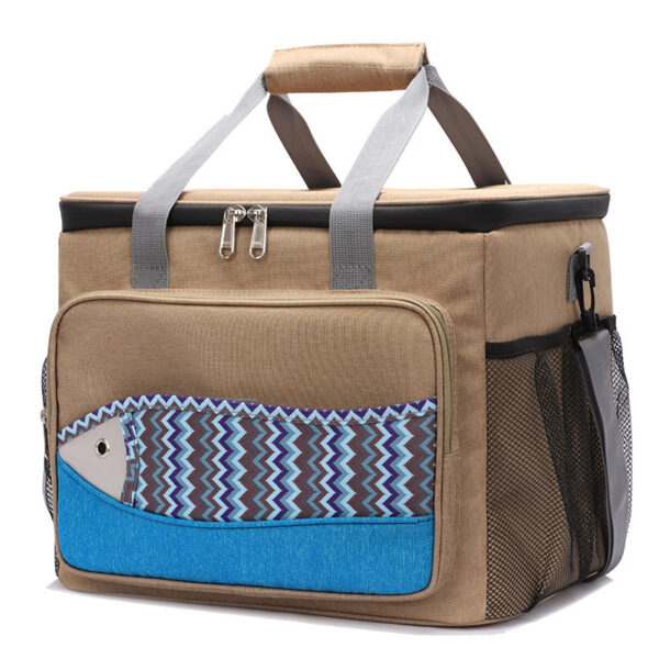 Fish Pattern Cooler Bags Lunch Box Bag EVA Insulation Waterproof Portable Lunch Bag Outdoor Multifunctional Picnic Bag - Image 5