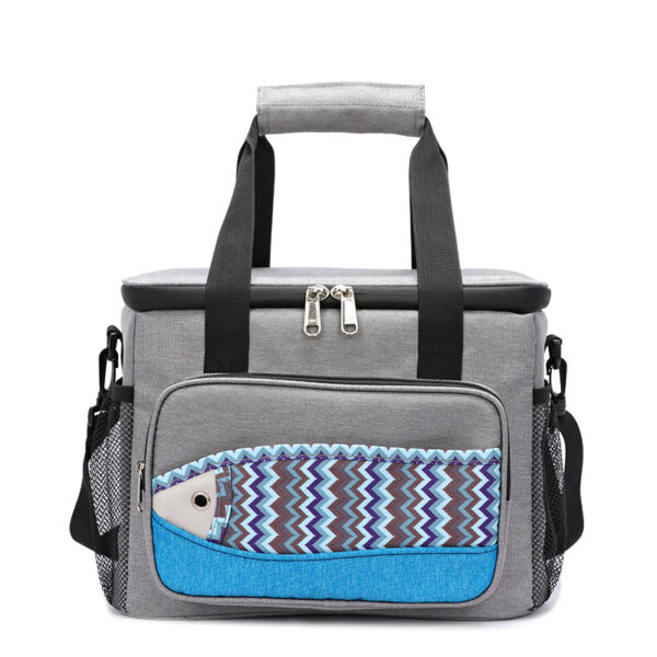 Fish Pattern Cooler Bags Lunch Box Bag EVA Insulation Waterproof Portable Lunch Bag Outdoor Multifunctional Picnic Bag - Image 4